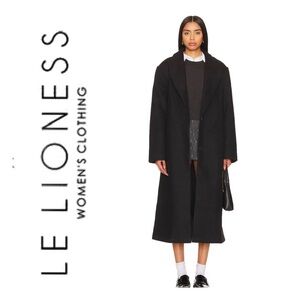 NWOT Lioness Olsen Coat in Onyx sold by Revolve